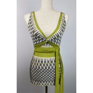 BCBGMAXAZRIA Gray Blouse